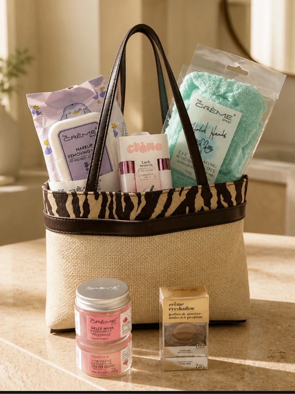 Women Bath & Body Gift Set - Mint & Pink NWT